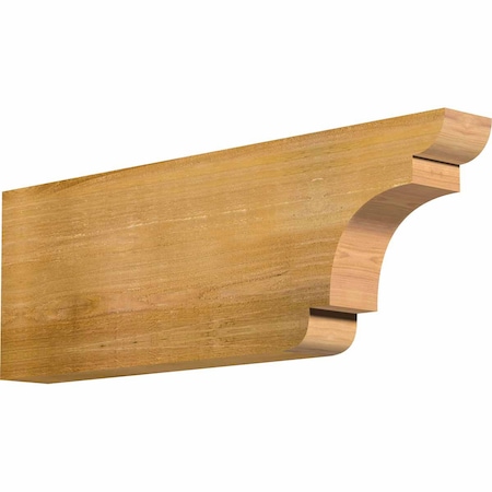 Ekena Millwork New Brighton Rough Sawn Rafter Tail, Western Red Cedar, 4"W x 12"H x 36"L RFT04X12X36NEB00RWR